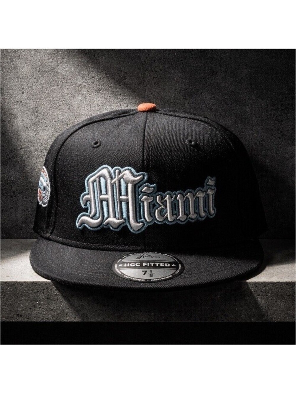 HEAD GEAR CLASSICS MIAMI THROWBACK HAT NWT SIZE 7 1/8